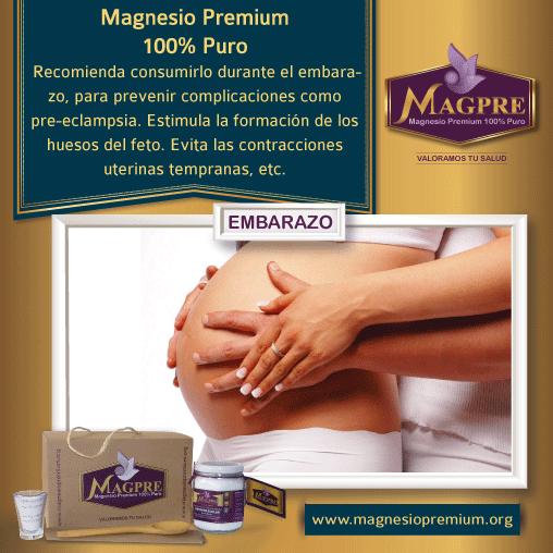 CloruroMagnesioBeneficios para tu salud del Cloruro de Magnesio MagPre 100% Puro - Certificado y la Preeclampsia